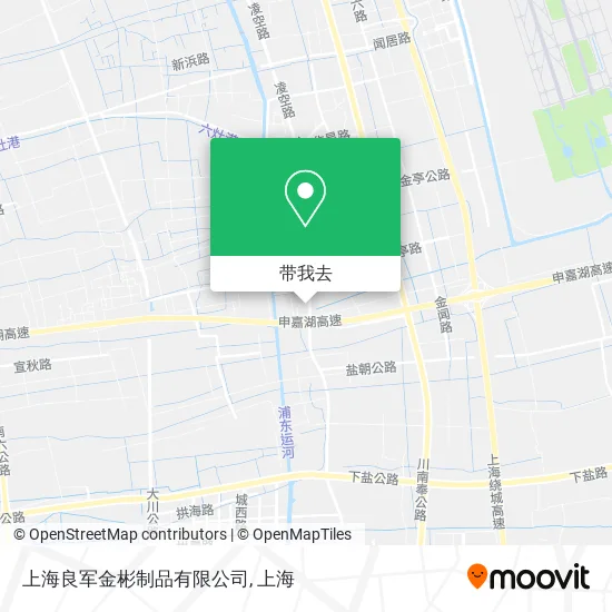 上海良军金彬制品有限公司地图