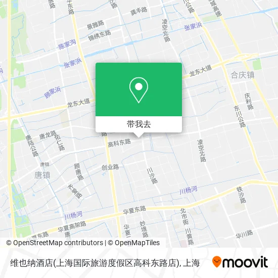 维也纳酒店(上海国际旅游度假区高科东路店)地图