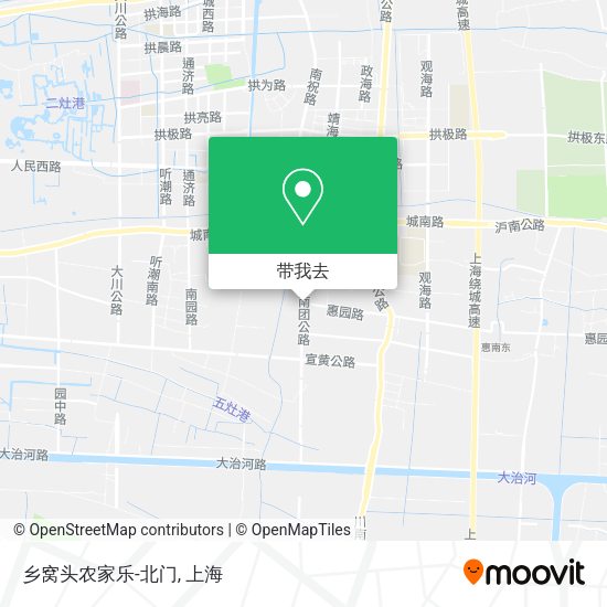 乡窝头农家乐-北门地图