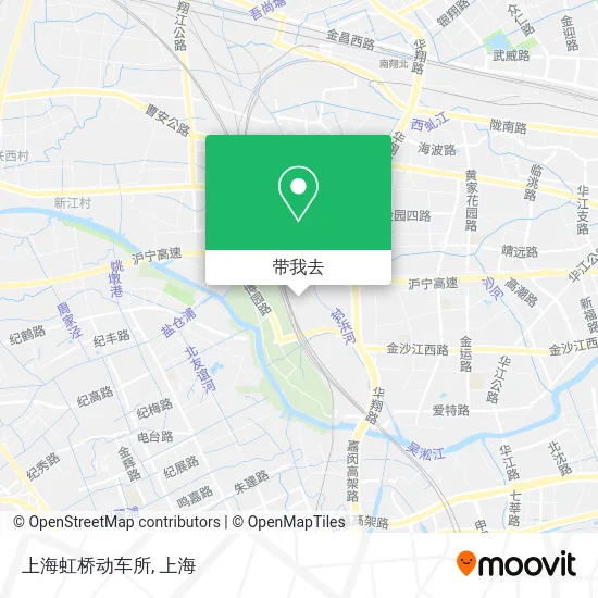 上海虹桥动车所地图