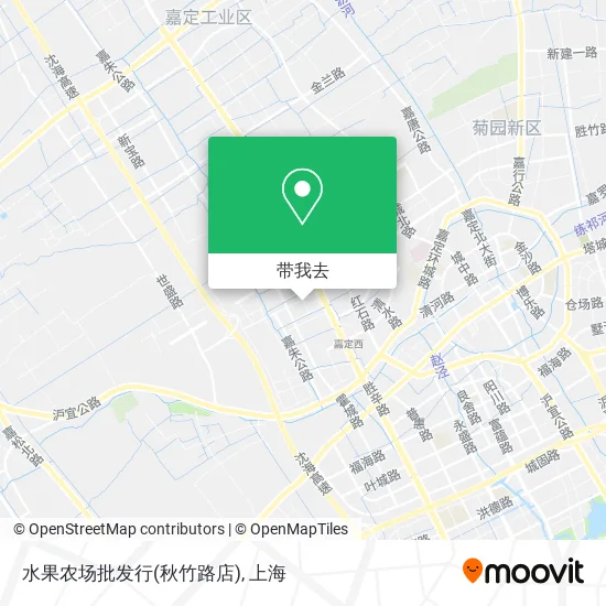 水果农场批发行(秋竹路店)地图