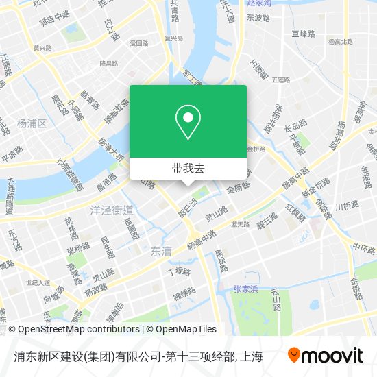 浦东新区建设(集团)有限公司-第十三项经部地图