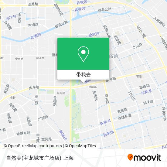 自然美(宝龙城市广场店)地图