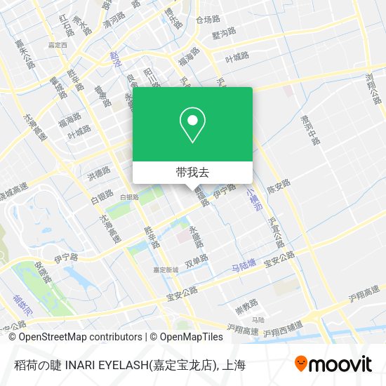 稻荷の睫 INARI EYELASH(嘉定宝龙店)地图