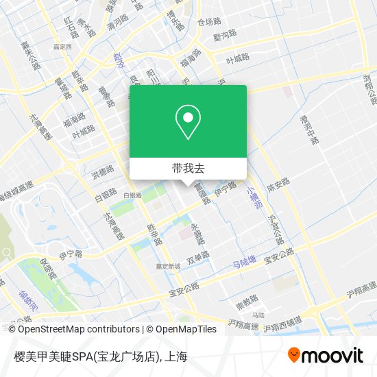 樱美甲美睫SPA(宝龙广场店)地图
