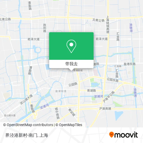 界泾港新村-南门地图