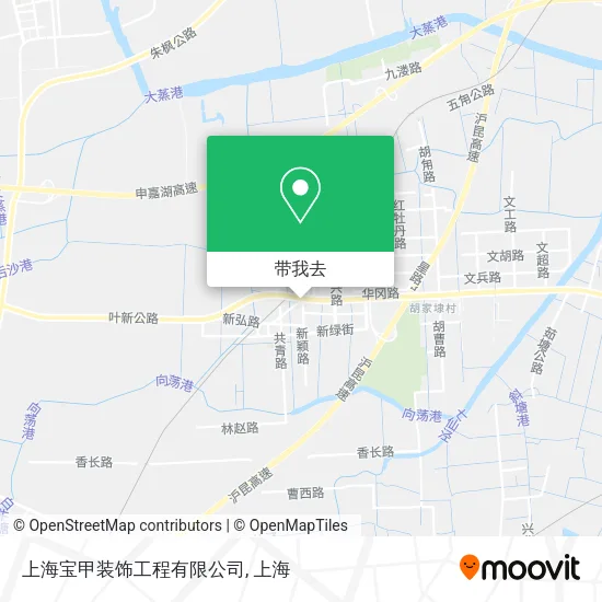 上海宝甲装饰工程有限公司地图