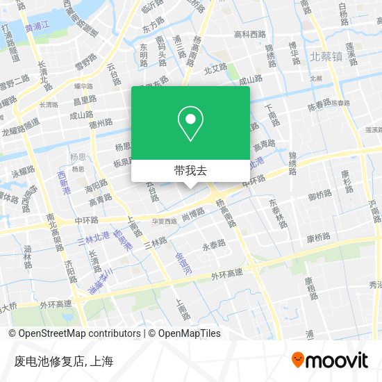废电池修复店地图