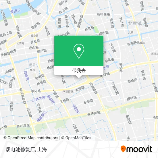 废电池修复店地图