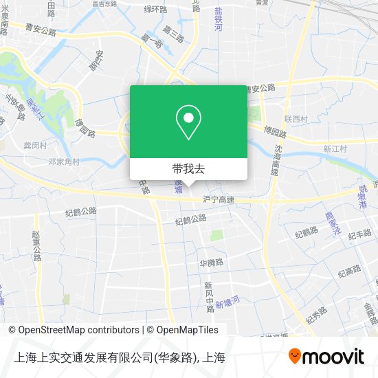 上海上实交通发展有限公司(华象路)地图