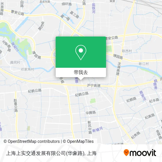 上海上实交通发展有限公司(华象路)地图