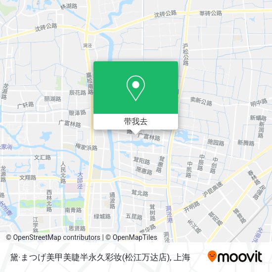 黛·まつげ美甲美睫半永久彩妆(松江万达店)地图