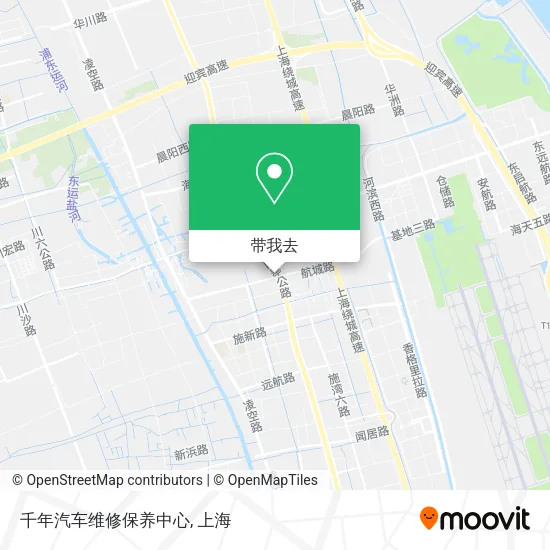 千年汽车维修保养中心地图