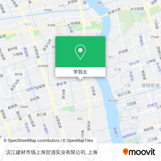滨江建材市场上海贺强实业有限公司地图