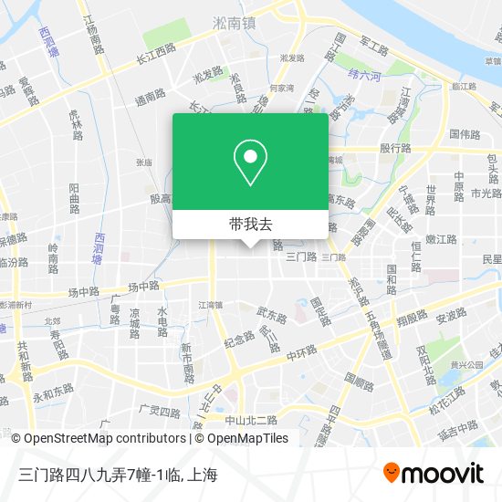 三门路四八九弄7幢-1临地图