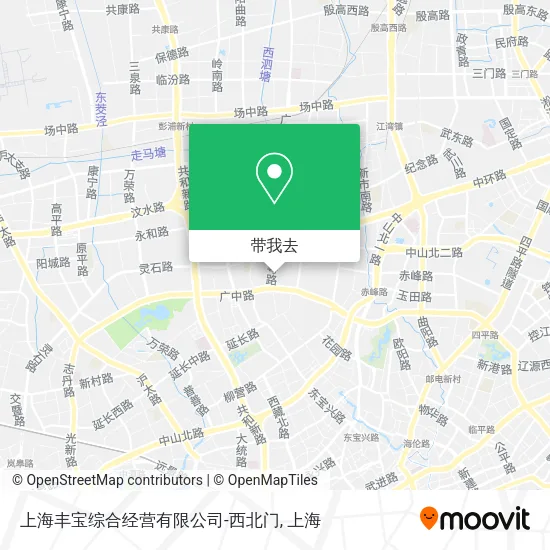 上海丰宝综合经营有限公司-西北门地图