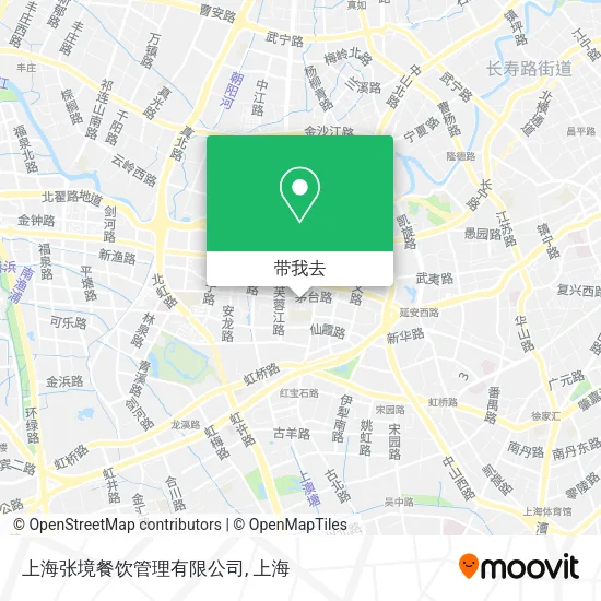 上海张境餐饮管理有限公司地图