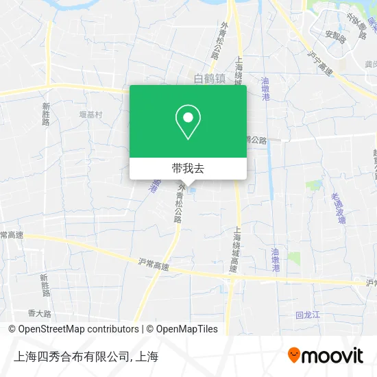 上海四秀合布有限公司地图