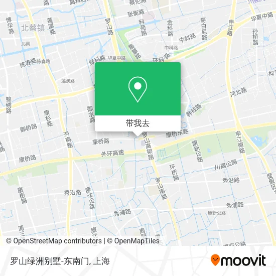罗山绿洲别墅-东南门地图