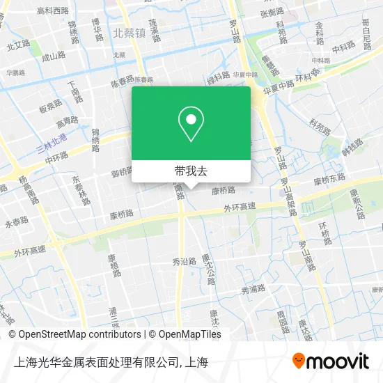 上海光华金属表面处理有限公司地图