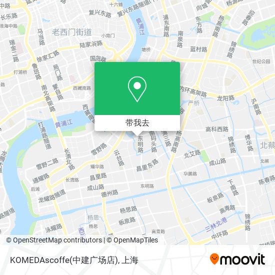 KOMEDAscoffe(中建广场店)地图