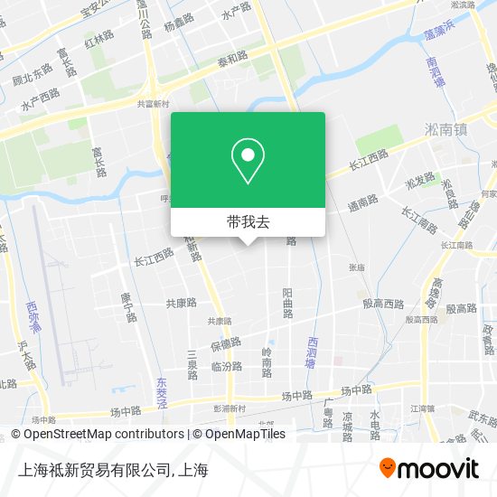 上海祗新贸易有限公司地图