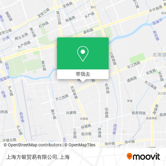 上海方银贸易有限公司地图