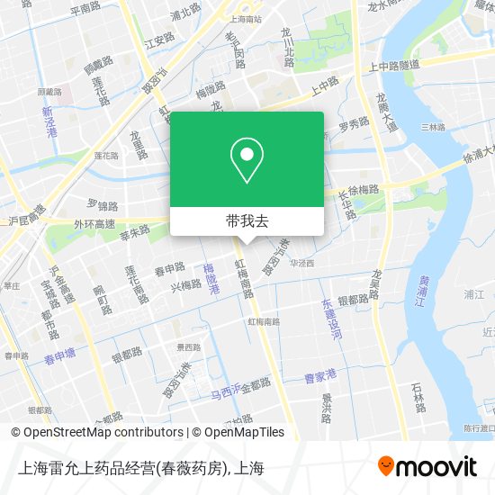 上海雷允上药品经营(春薇药房)地图