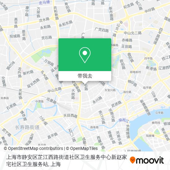 上海市静安区芷江西路街道社区卫生服务中心新赵家宅社区卫生服务站地图