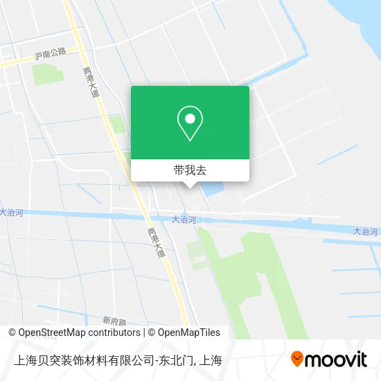 上海贝突装饰材料有限公司-东北门地图