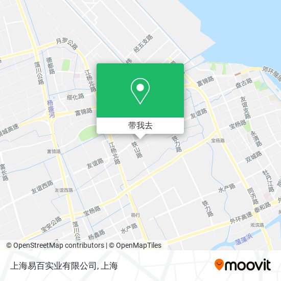上海易百实业有限公司地图