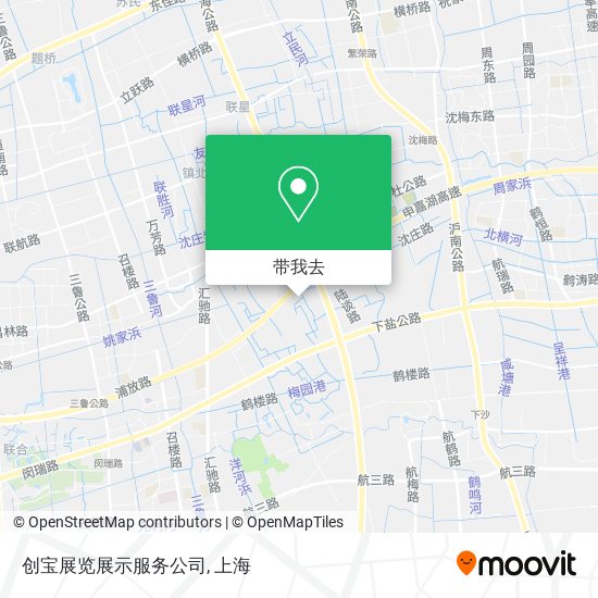 创宝展览展示服务公司地图