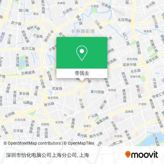 深圳市怡化电脑公司上海分公司地图