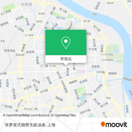 张梦老式烧饼无矾油条地图