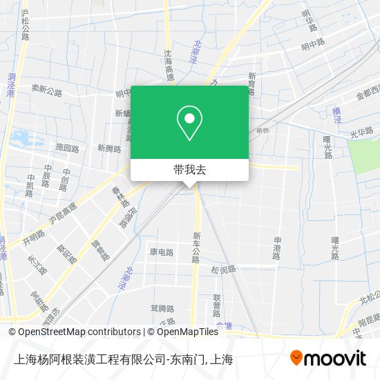 上海杨阿根装潢工程有限公司-东南门地图
