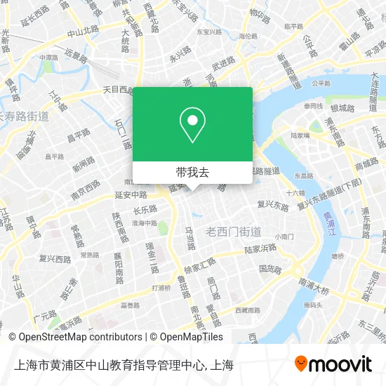 上海市黄浦区中山教育指导管理中心地图