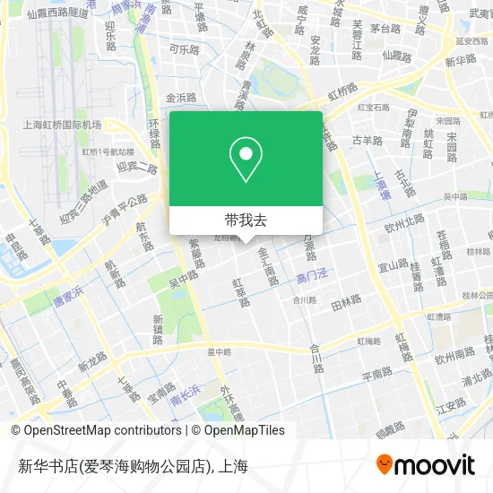 新华书店(爱琴海购物公园店)地图