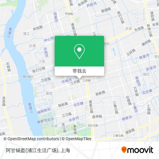 阿甘锅盔(浦江生活广场)地图