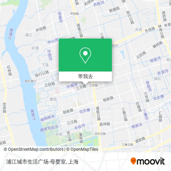 浦江城市生活广场-母婴室地图