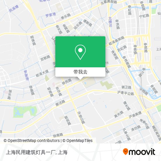上海民用建筑灯具一厂地图