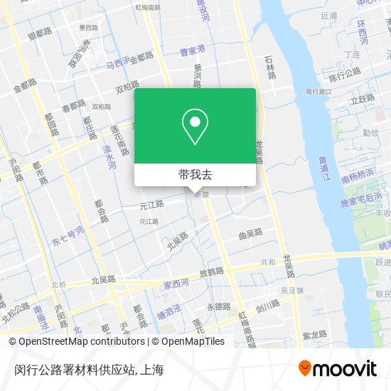 闵行公路署材料供应站地图