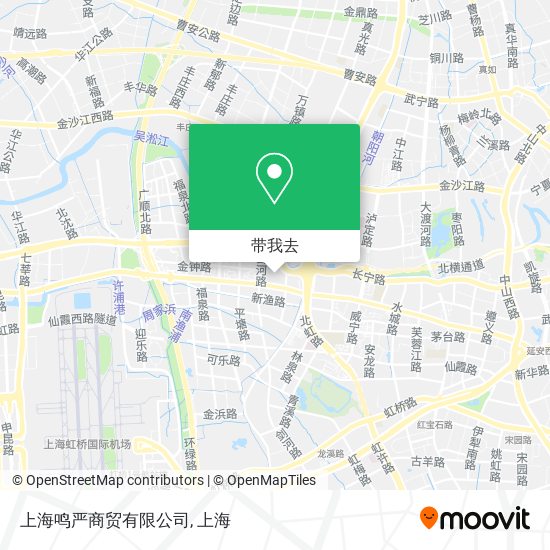 上海鸣严商贸有限公司地图