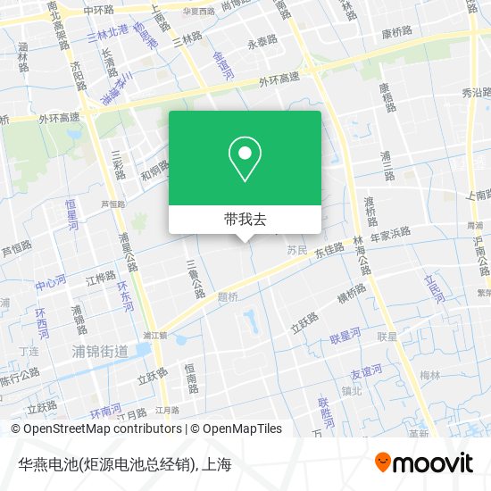 华燕电池(炬源电池总经销)地图