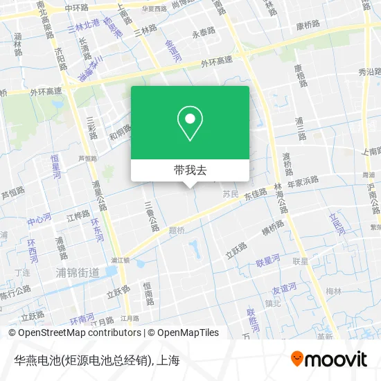 华燕电池(炬源电池总经销)地图