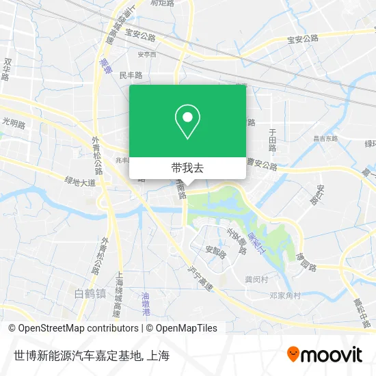 世博新能源汽车嘉定基地地图