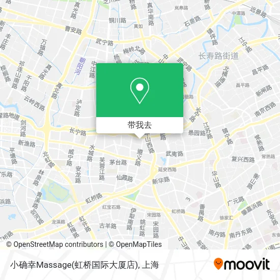 小确幸Massage(虹桥国际大厦店)地图