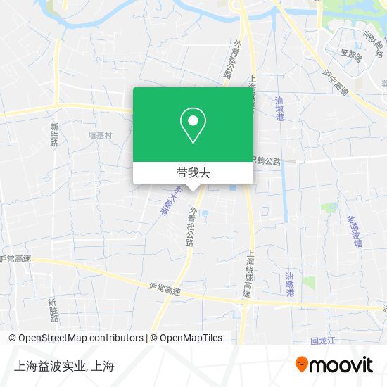 上海益波实业地图