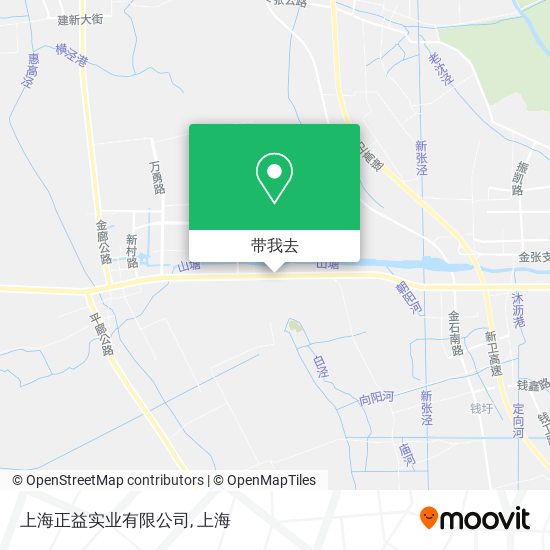 上海正益实业有限公司地图