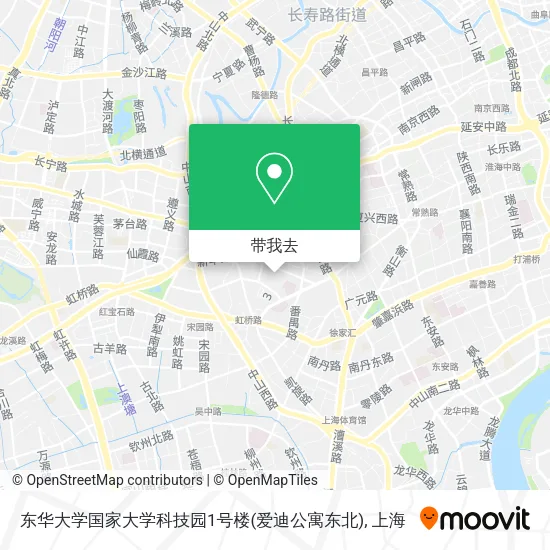 东华大学国家大学科技园1号楼(爱迪公寓东北)地图