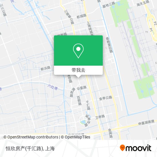 恒欣房产(千汇路)地图